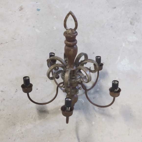 Vintage MCM Chandelier - Picture 1 of 3